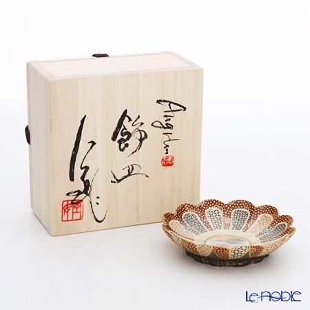 京薩摩伝統工芸士 小野多美枝氏 -空女-作 菊皿