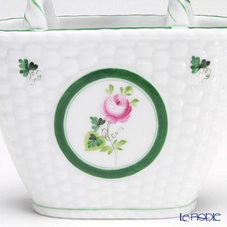 新品】ヘレンド ウイーンのバラ バスケットワークトレー ヘレンド