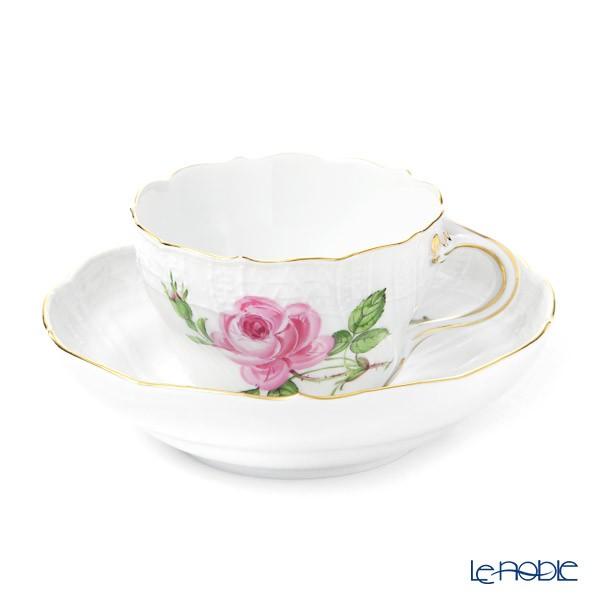 品質保証 ピンクのバラ マイセン 020110／02582 200ml コーヒーカップ＆ソーサー カップ、ソーサー
