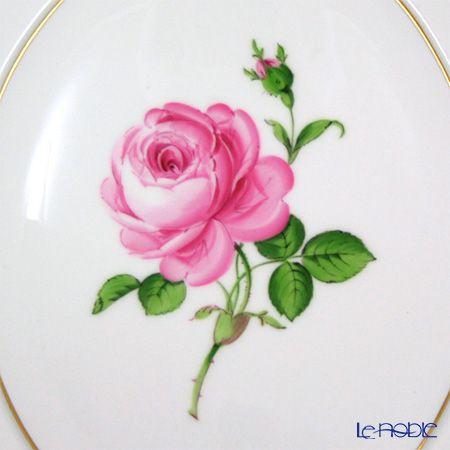 並行輸入品 マイセン 陶板 020110／53n31 ピンクのバラ 25×20.5cmの画像