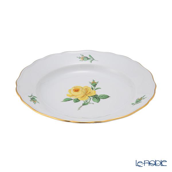 マイセン 並行輸入品 黄色のバラ 020610／00472 プレート 20cm