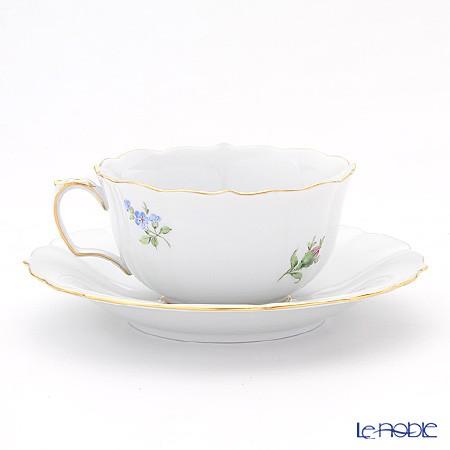 マイセン 並行輸入品 ピンクのバラ／忘れな草 020810／00633 ティー