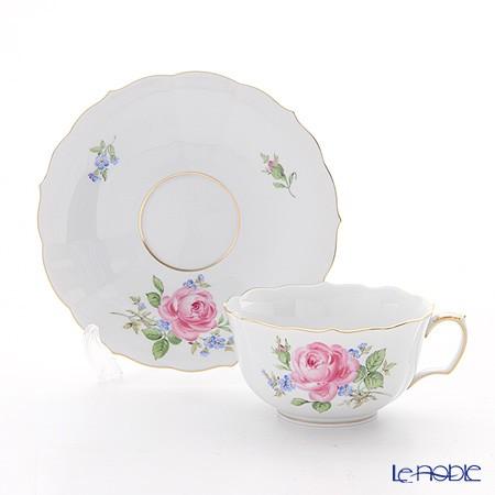 マイセン 並行輸入品 ピンクのバラ／忘れな草 020810／00633 ティー