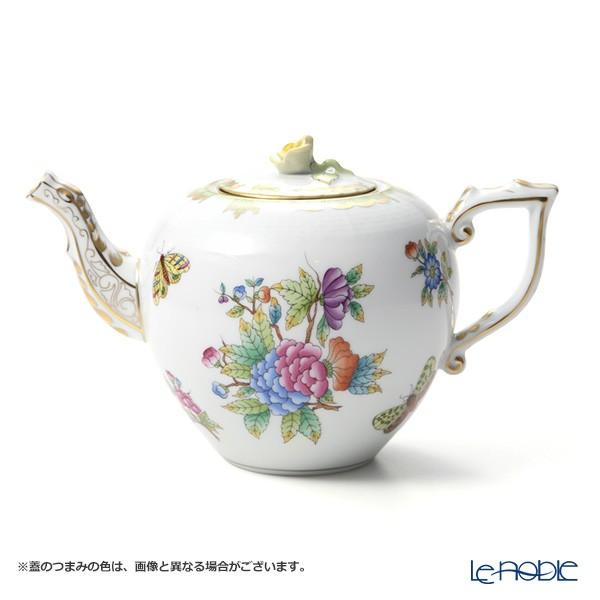 並行輸入品 ヘレンド ヴィクトリア・ブーケ 00606-0-09／604 ティーポット ローズ 800ml