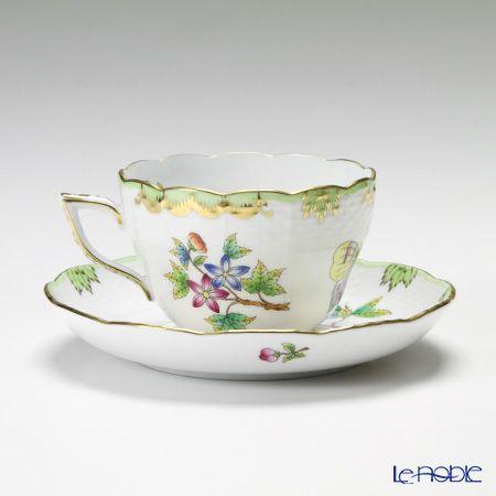 美品☆Herend ヘレンド ヴィクトリア アンピールベース 三玉 花瓶