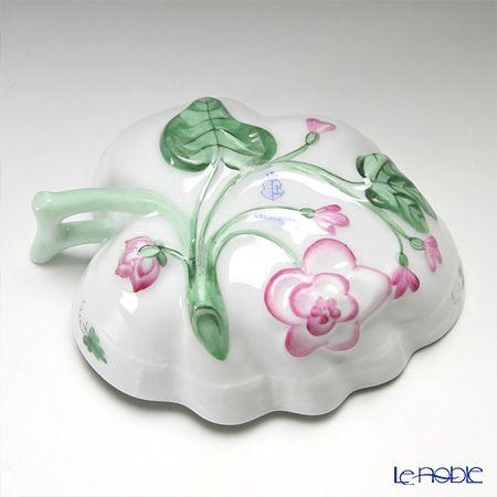 ウィーンの薔薇 ヘレンド リーフディッシュ オープンシュガー HEREND