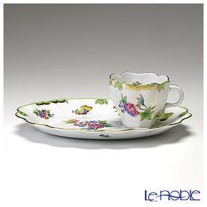 ヴィンテージヘレンドブーケのディナープレート3枚セットブーケコルネリア