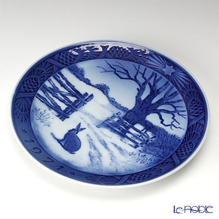 ロイヤルコペンハーゲン イヤープレート 1944デンマークの代表的な冬の