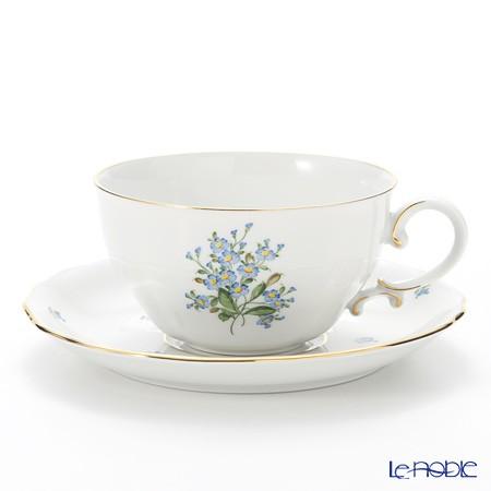 アウガルテン(AUGARTEN) 忘れな草(6690) ティーカップ＆ソーサー 250ml
