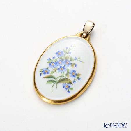 アウガルテン(AUGARTEN) 忘れな草(6690) ペンダント(金縁)(753