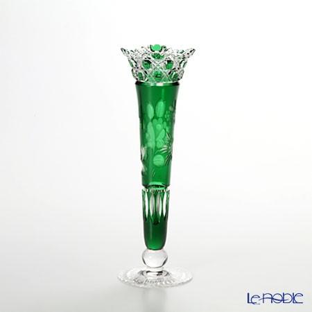 並行輸入品 マイセン マイセンクリスタル 一輪挿し 23cm(グリーン) MF0／1024／23G マイセンクリスタル_1