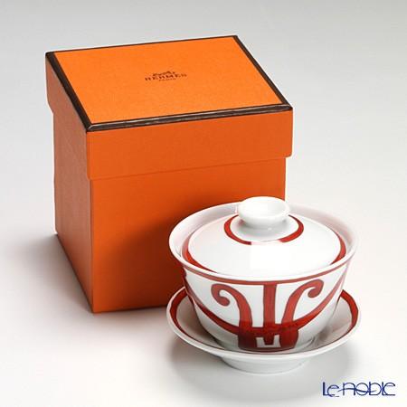並行輸入品 エルメス ガダルキヴィール コレクション アジアティック ティーカップ(ふた、ソーサー付) 130ml