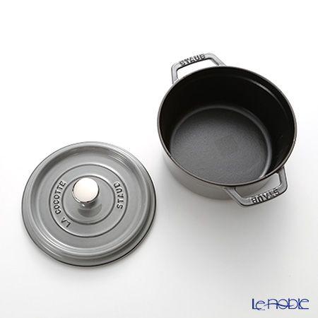 ストウブ(staub) ピコ・ココット ラウンド 18cm／1.7L グレー アウトドア キャンプ｜le-noble｜02