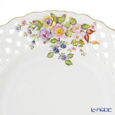 並行輸入品 ヘレンド CD 08435-0-91 透かし皿 24.3cmの画像