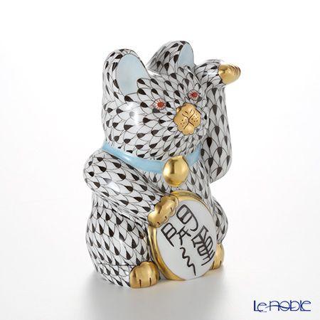 ヘレンド（HEREND） 並行輸入品 ヘレンド人形 15580 VH 招き猫 開運 大