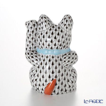 Herend ヘレンド　猫　開運　招き猫 Herend ヘレンド 猫 開運 招き猫