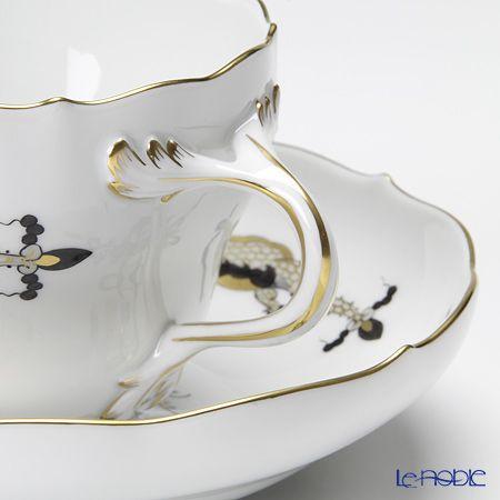 並行輸入品 マイセン ドラゴン ブラック 320010／00582 コーヒーカップ＆ソーサー 200ml カップアンドソーサーの画像