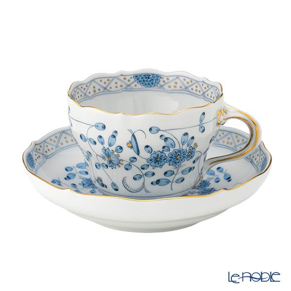 オリジナル ブランド洋食器 ル ノーブルマイセン インドの華 ブルー