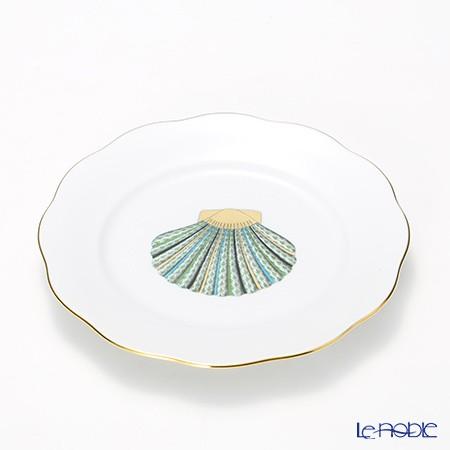 並行輸入品 ヘレンド マリンライフ MEVHS2 20517-0-00 プレート 19cm グリーン 皿の画像