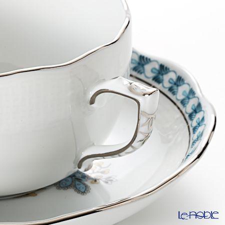 ヘレンド（HEREND） 並行輸入品 ペイズリー ターコイズ プラチナ BUTTQ