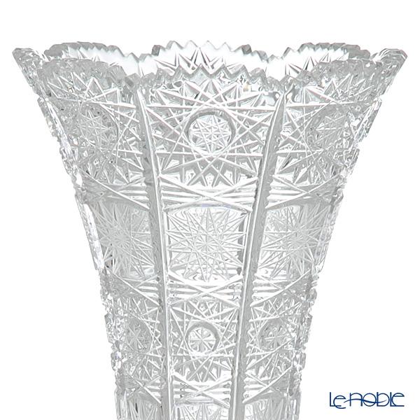 ボヘミアングラス ボヘミア PK500 82056／57001／255 ベース(花瓶) H25.5cm