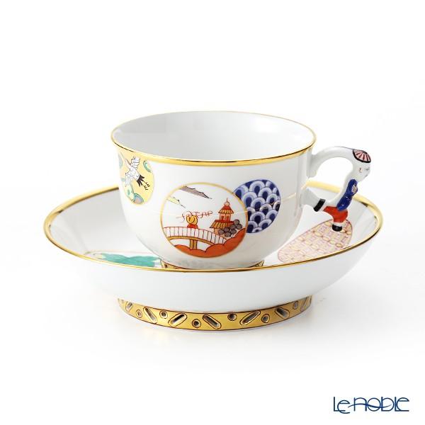 並行輸入品 ヘレンド 昔話 CON 03364-0-21 ラージカップ＆ソーサー カップアンドソーサー
