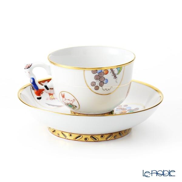 並行輸入品 ヘレンド 昔話 CON 03364-0-21 ラージカップ＆ソーサー カップアンドソーサーの画像