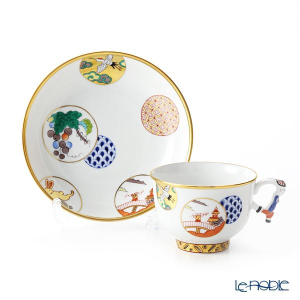 並行輸入品 ヘレンド 昔話 CON 03364-0-21 ラージカップ＆ソーサー カップアンドソーサーの画像