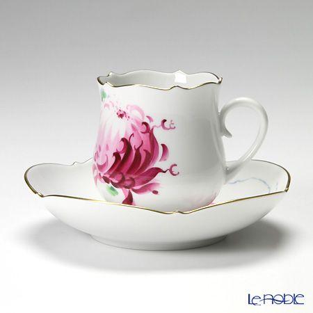 マイセン パープル菊 610710／23582 コーヒーカップ＆ソーサー 150ml 