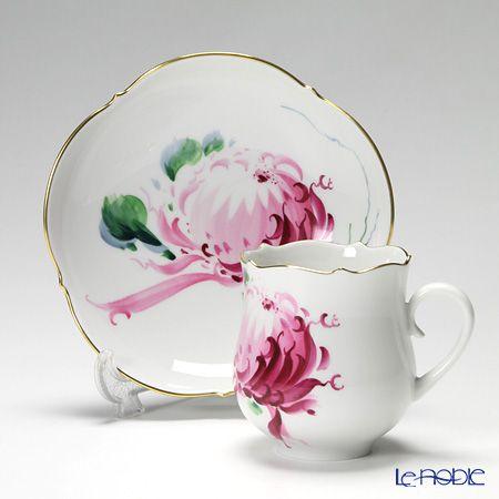 マイセン パープル菊 610710／23582 コーヒーカップ＆ソーサー 150ml 
