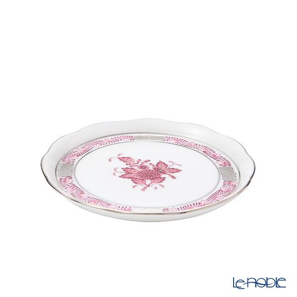 並行輸入品 ヘレンド アポニーモーヴプラチナ AP2-PT 00341-0-00 コースター10cmの画像