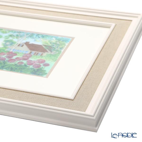 京七宝額(アートSHIPPO) アリュームの庭 額布目・アイボリー 39×46cm 