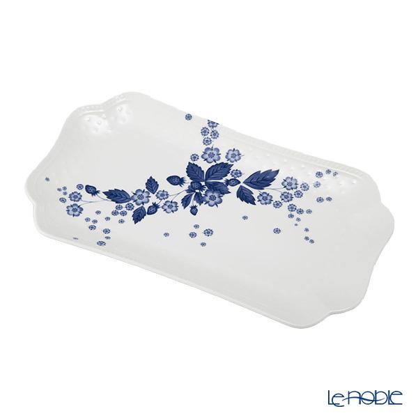 【新品未使用】ウェッジウッド　ストロベリー ブルーム インディゴ　長皿　小皿 WEDGWOOD（ウェッジウッド） 並行輸入品 ストロベリーブルーム
