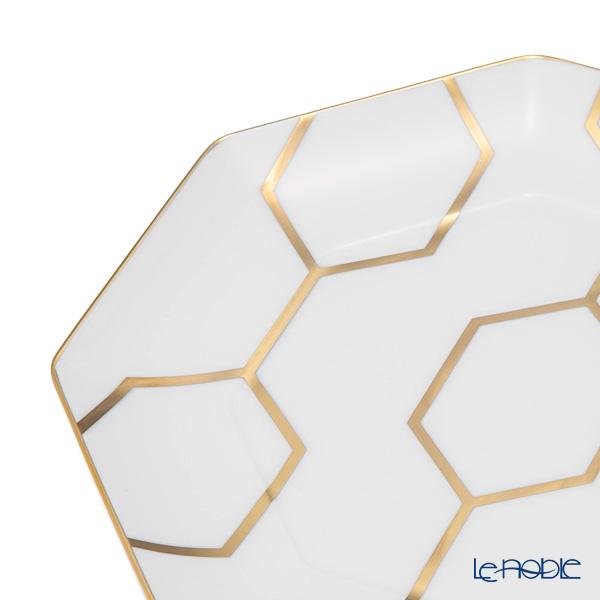 Gio 並行輸入品 ウェッジウッド(Wedgwood) ジオ ゴールド オクタゴナル