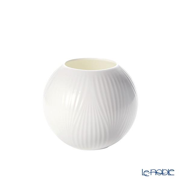 並行輸入品 ウェッジウッド Wedgwood ホワイトフォリア ベース 13cm