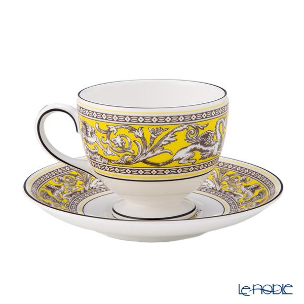 並行輸入品 ウェッジウッド(Wedgwood) フロレンティーン シトロン ティーカップ＆ソーサー(リー)200ml カップアンドソーサーの画像