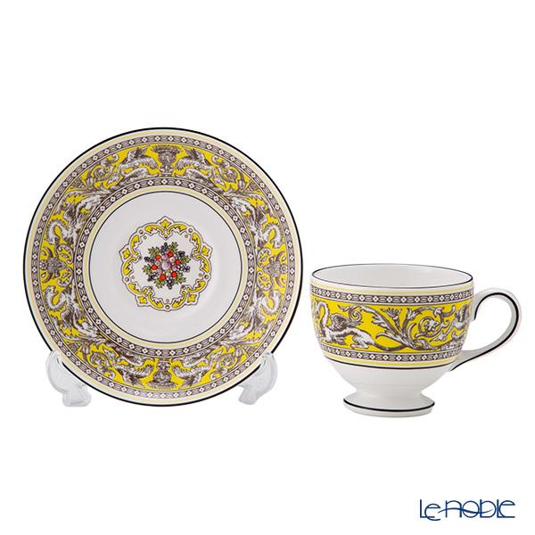 並行輸入品 ウェッジウッド(Wedgwood) フロレンティーン シトロン ティーカップ＆ソーサー(リー)200ml カップアンドソーサーの画像