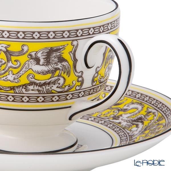 並行輸入品 ウェッジウッド(Wedgwood) フロレンティーン シトロン ティーカップ＆ソーサー(リー)200ml カップアンドソーサーの画像