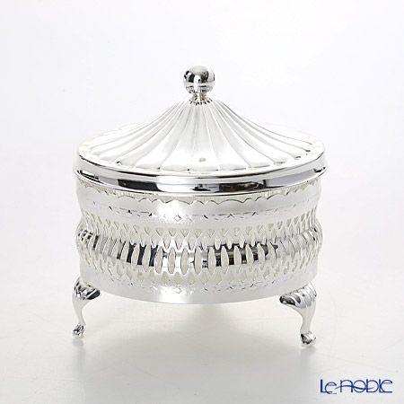 クイーン アン QUEEN ANNE(イギリス製銀メッキ) ラウンド バター