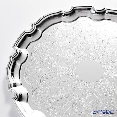 クイーン アン QUEEN ANNE(イギリス製銀メッキ) チッペンデールトレイ