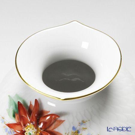 波の戯れ 並行輸入品 マイセン 花瓶 ポインセチア 9cm レッド 719391