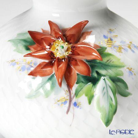 波の戯れ 並行輸入品 マイセン 花瓶 ポインセチア 9cm レッド 719391
