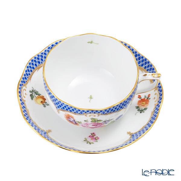 ヘレンド（HEREND） 並行輸入品 ザクセンフラワー VBSOEB-6 ブルー