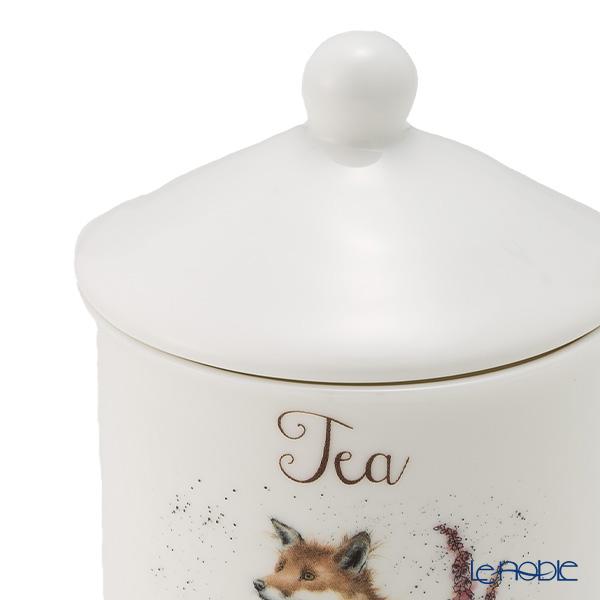 ロイヤルウースター　ティーキャニスター　イギリス製 ROYAL WORCESTER 並行輸入品 ロイヤル・ウースター レンデル ティー