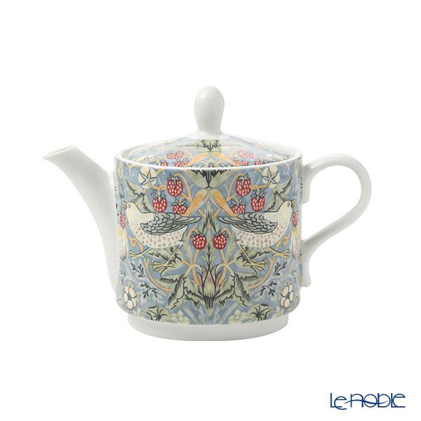 開き名古屋帯 ウィリアムモリス いちご泥棒 エメラルド×アネモネ