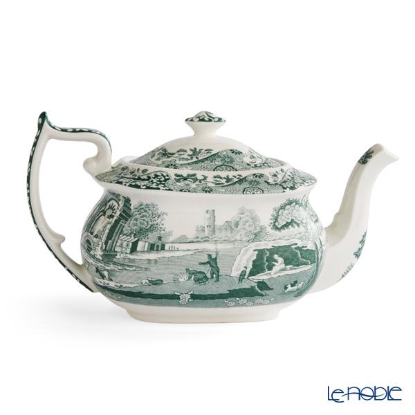 Spode 並行輸入品 スポード グリーンイタリアン ティーポット 1100ml