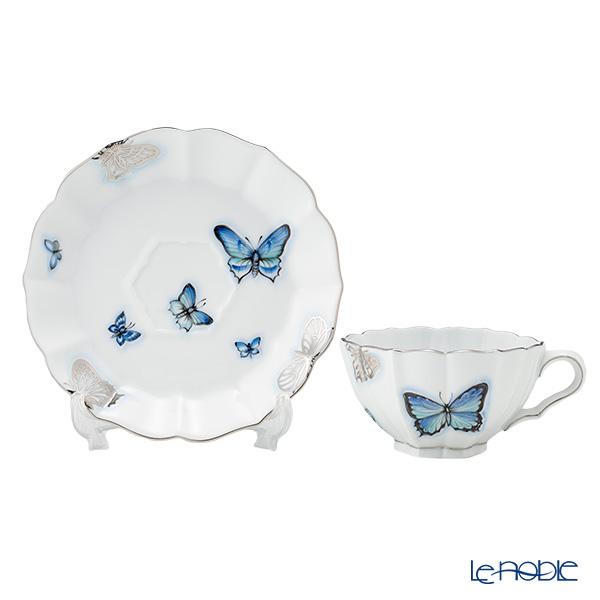 ヘレンド（HEREND） 並行輸入品 ブルーバタフライプラチナ PLL ティー
