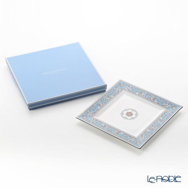 並行輸入品 ウェッジウッド Wedgwood フロレンティーン ターコイズ スクエアプレート 27cm 皿