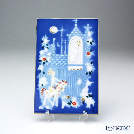 Meissen マイセン陶板画　青のメルヘン いばら姫（額無） マイセン 並行輸入品 陶板 青のメルヘン 930006／9p332 いばら姫(額無
