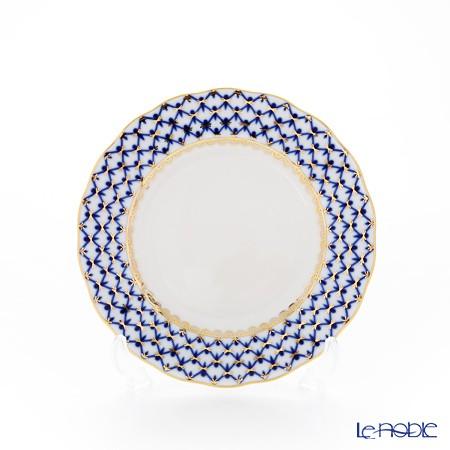 ロシア食器 インペリアル・ポーセリン コバルトネット プレート 15cm 